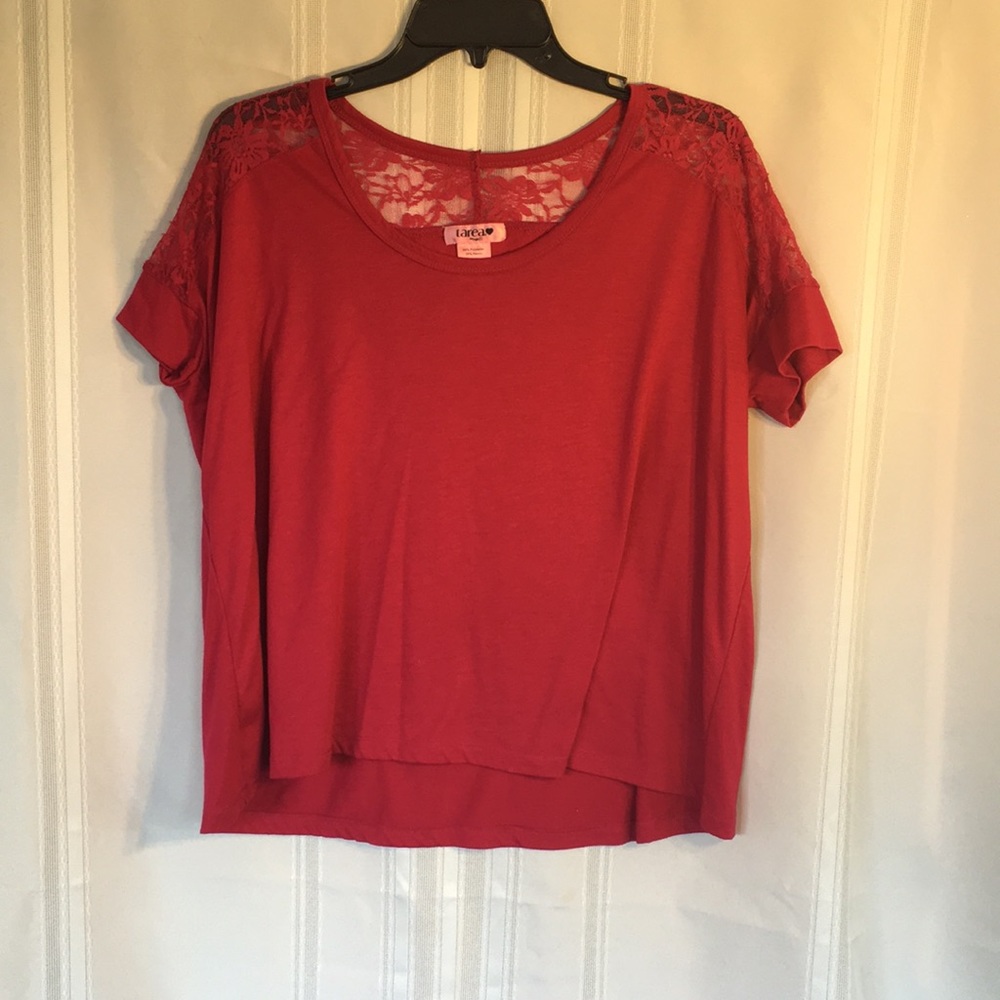 Red blouse